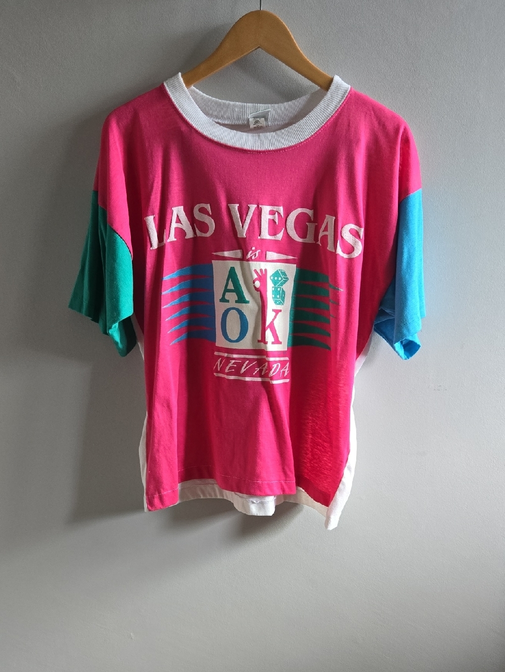 Vintage 1980's Las Vegas Souvenir T Shirt Size L/XL